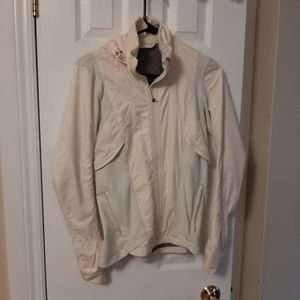 Cream lululemon spring jacket